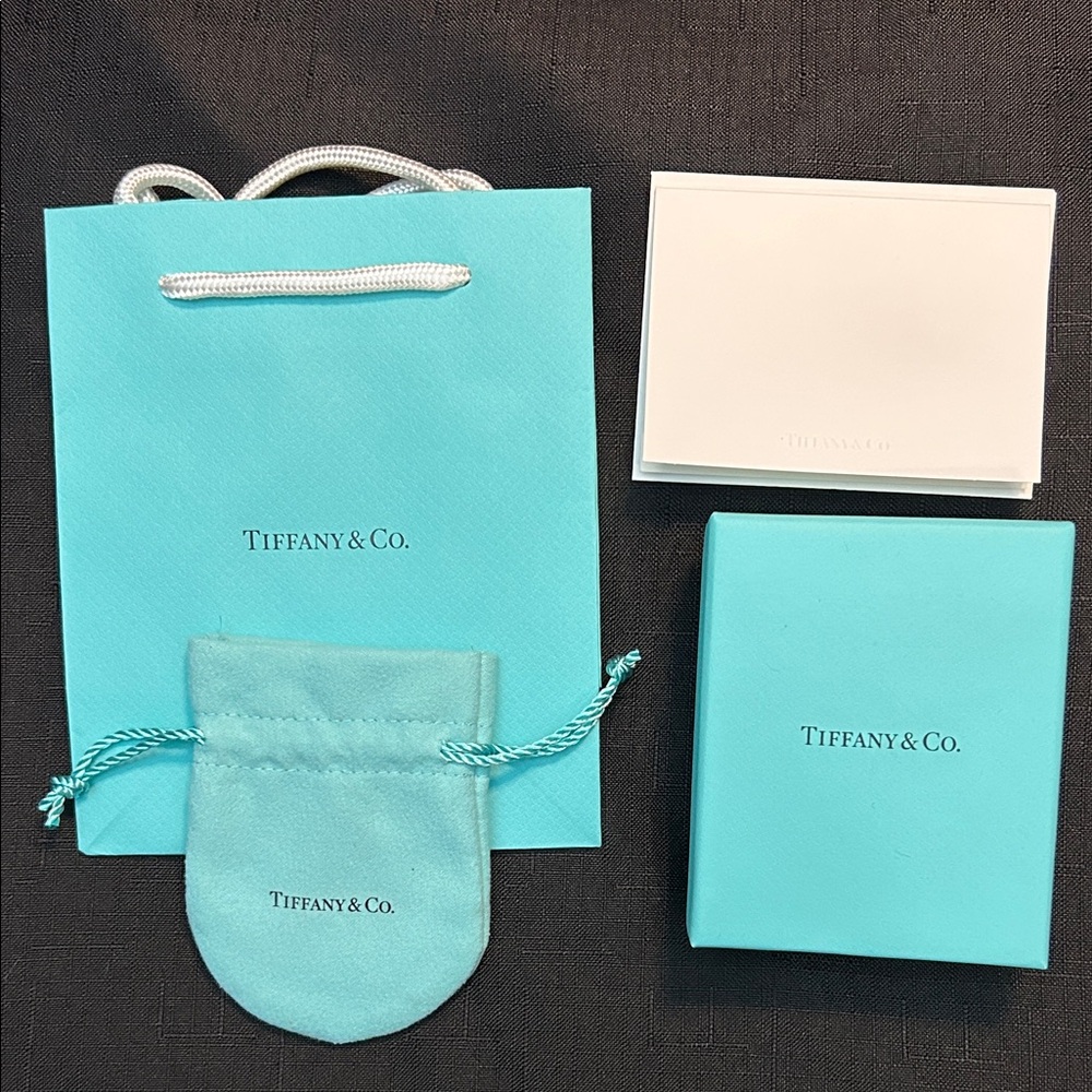 Tiffany & Co. Turquoise Set with White Card